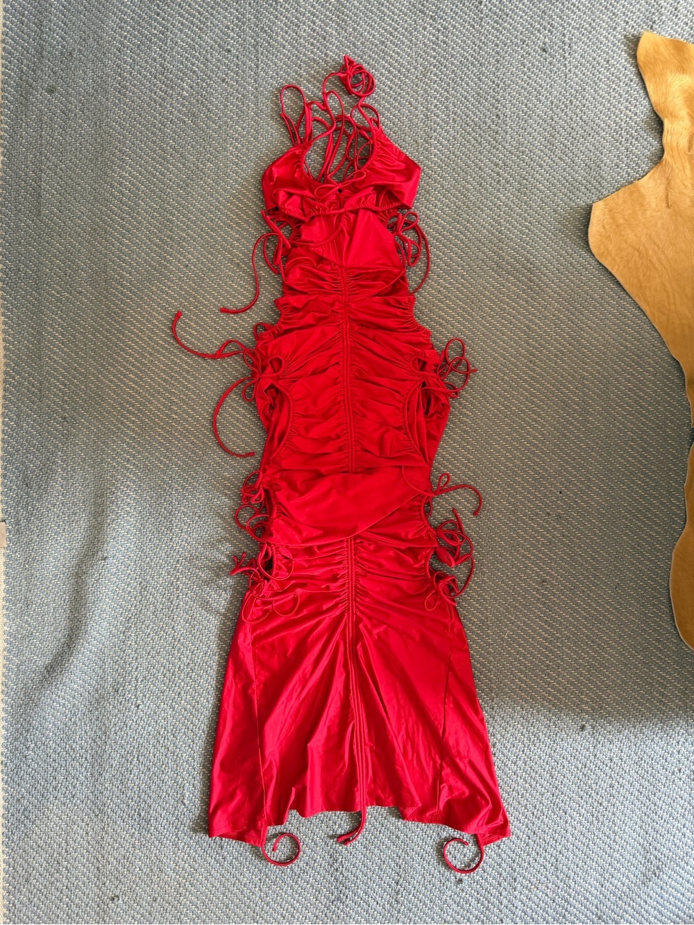 Balenciaga Red Patched Bikini Cutout Maxi Dress
FR 36 SS23 Look 43 Demna